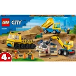 Kép 1/9 - LEGO® City: Építőipari teherautók és bontógolyós daru (60391)