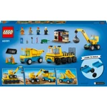 Kép 2/9 - LEGO® City: Építőipari teherautók és bontógolyós daru (60391)