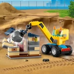 Kép 3/9 - LEGO® City: Építőipari teherautók és bontógolyós daru (60391)