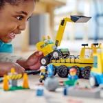 Kép 4/9 - LEGO® City: Építőipari teherautók és bontógolyós daru (60391)