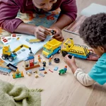 Kép 6/9 - LEGO® City: Építőipari teherautók és bontógolyós daru (60391)