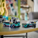 Kép 5/8 - LEGO® City: Versenyautó és autószállító teherautó (60406)
