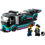 Kép 6/8 - LEGO® City: Versenyautó és autószállító teherautó (60406)