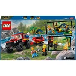 Kép 2/6 - LEGO® City: 4×4 Tűzoltóautó mentőcsónakkal (60412)