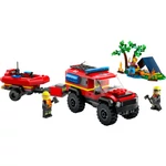 Kép 6/6 - LEGO® City: 4×4 Tűzoltóautó mentőcsónakkal (60412)