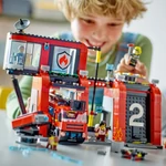 Kép 5/7 - LEGO® City: Tűzoltóállomás és tűzoltóautó (60414)