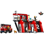 Kép 7/7 - LEGO® City: Tűzoltóállomás és tűzoltóautó (60414)