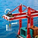 Kép 5/7 - LEGO® City: Tengerparti kikötő teherszállító hajóval (60422)