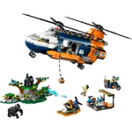 Kép 6/6 - LEGO® City: Dzsungelkutató helikopter a bázison (60437)
