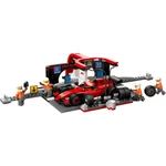 Kép 2/5 - LEGO® City: F1®-es boxutca és személyzet, Ferrari autóval (60443)