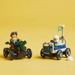 Kép 3/5 - LEGO® City: Repülő vs. kórházi ágy, versenyautós csomag (60459)