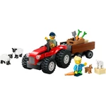 Kép 2/5 - LEGO® City: Piros traktor, utánfutó és juhok (60461)