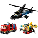 Kép 2/5 - LEGO® City: Helikopter, tűzoltóautó és tengeralattjáró egy csomagban (60462)