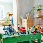 Kép 3/5 - LEGO® City: Helikopter, tűzoltóautó és tengeralattjáró egy csomagban (60462)