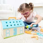 Kép 4/4 - Melissa&amp;Doug: Építs házat 56db-os játékszett - Spin Master