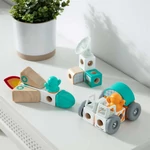 Kép 3/3 - Melissa&amp;Doug: Blockables - Az űrben fa játékszett - Spin master