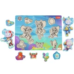 Kép 2/2 - Mancs őrjárat búvárkutyusok bevetésen fa formaillesztő puzzle – Trefl