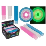 Kép 1/5 - XL Fidget Pop Tube: Flexibilis dekorációs sötétben világító cső, többféle változatban 20 cm