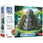Kép 1/2 - Brick Trick téglából építünk: Lépcsős piramis 210 darabos építőjáték - Trefl