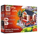 Kép 1/3 - Brick Trick téglából építünk: My City Tűzoltóság 50 darabos építőjáték - Trefl
