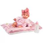Kép 1/4 - Llorens: Olivia 38 cm-es síró baba párnával