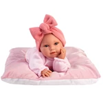 Kép 3/4 - Llorens: Olivia 38 cm-es síró baba párnával