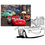 Kép 1/2 - Verdák 2 az 1-ben 108 db-os puzzle és színező 70×50 cm – Lisciani