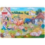 Kép 2/2 - Maxi puzzle Farm állatokkal – D-Toys