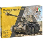 Kép 1/7 - Italeri 1/35 Marder III Ausf. H Sd.Kfz.138 tank makett