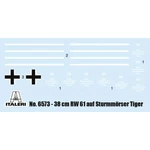 Kép 2/6 - Italeri 1/35 38 cm RW 61 auf STURMMORSER TIGER tank makett