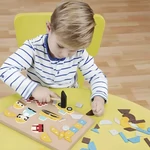Kép 3/3 - LENA: Kalapálós parafatábla játékszett – Építkezés