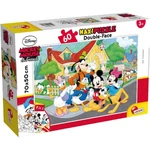 Kép 1/2 - Mickey egér és barátai 2 az 1-ben 60 db-os maxi puzzle és színező 70×50 cm – Lisciani