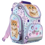 Kép 1/2 - My Little Friend – Pastel Kitty cicás ergonomikus iskolatáska, hátizsák 35,5×27,5×16 cm