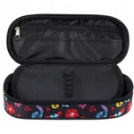 Kép 2/3 - Disney Stitch Aloha fekete színű ovális tolltartó PC01 23x9,5x6 cm