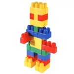 Kép 4/4 - Maxi Blocks építőkockák dömperrel – D-Toys