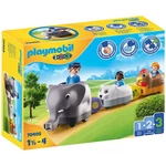 Kép 1/5 - Playmobil: 1–2-3 – Guruló kisállat-vonatom (70405)