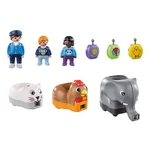 Kép 2/5 - Playmobil: 1–2-3 – Guruló kisállat-vonatom (70405)