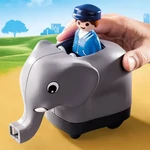 Kép 5/5 - Playmobil: 1–2-3 – Guruló kisállat-vonatom (70405)