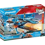 Kép 1/2 - Playmobil: Air Stuntshow – „Főnix” kétfedelű repülő hanggal (70831)