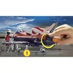 Kép 3/6 - Playmobil: Air Stuntshow – „Sas” sugárhajtású gép (70832)