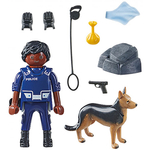 Kép 2/2 - Playmobil: Special PLUS – Rendőr nyomozó kutyával (71162)