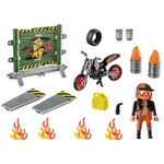 Kép 2/4 - Playmobil: Starter Pack – Kaszkadőr motorral és tüzeskarikával (71256)