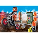 Kép 3/4 - Playmobil: Starter Pack – Kaszkadőr motorral és tüzeskarikával (71256)