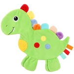 Kép 3/4 - Little Stars: Dinoszauruszos rágókás, csörgős nyálkendő
