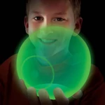 Kép 2/3 - Tiny Wubble sötétben világító zöld buboréklabda 30 cm