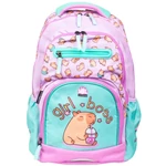 Kép 1/4 - ICO: LizzySuli Lollipop Capybara Active+ ergonomikus iskolatáska, hátizsák 30×43×21,5 cm