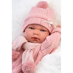 Kép 3/3 - Llorens: Nica 40 cm-es újszülött baba cumisüveggel és párnával