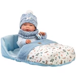 Kép 2/4 - Llorens: Nico 40 cm-es újszülött baba hálózsákkal