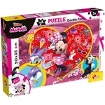 Kép 1/3 - Minnie egér 2 az 1-ben 24 db-os puzzle és színező 50×35 cm – Lisciani