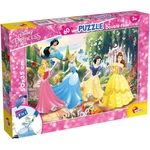 Kép 1/3 - Disney Hercegnők – Mesebeli kert varázsa 2 az 1-ben 60 db-os puzzle és színező 50×35 cm – Lisciani